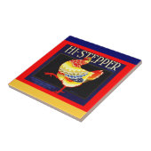  Hi-stepper Citrus Chicken crate label Tile Tegeltje (Zijkant)