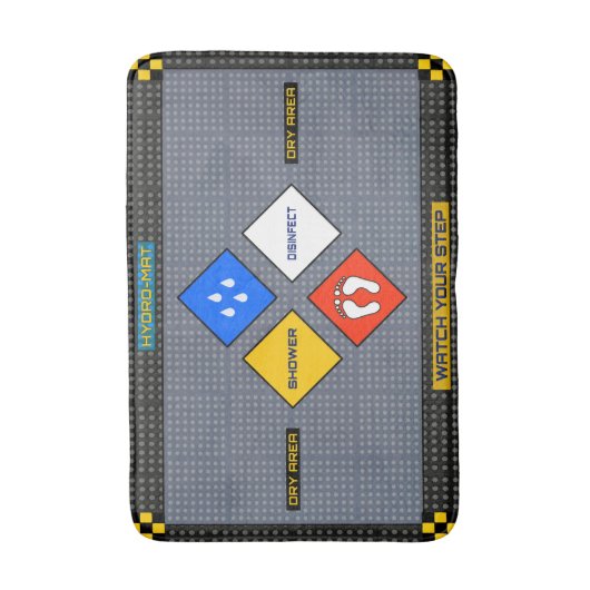 Hi-Tech Bath Mat (Voorkant Verticaal)