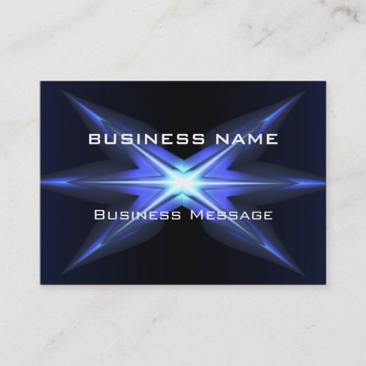 Hi-Tech Futuristic Business Card-sjabloon Visitekaartje (Voorkant)