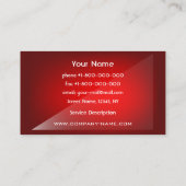 Hi-Tech Red Visitekaartje (Achterkant)