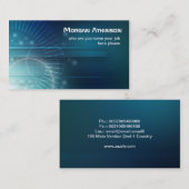 hi-tech visitekaartje (Voorkant / Achterkant)