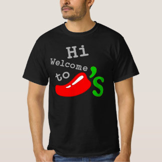 Hi Welcome to Chili's t-Shirt DMN Black