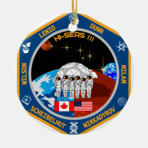 HI-ZEEEN Mission III-vistuig Keramisch Ornament
