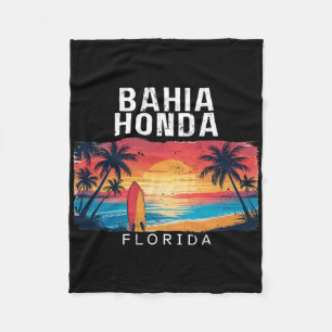Hia Honda State Park Florida Mannen Vrouwen Surfen Fleece Deken