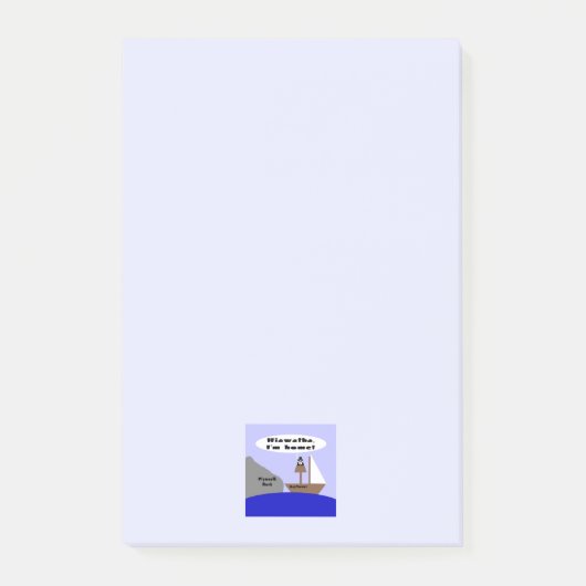 Hiawatha, ik ben thuis post-it® notes (Voorkant)