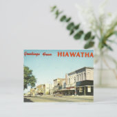 Hiawatha Kansas Briefkaart (Staand voorkant)