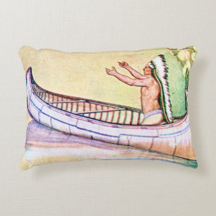 Hiawatha Magic Canoe Decoratief Kussen