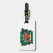 Hiawatha National Forest Camping Bagagelabel (Voorkant verticaal)