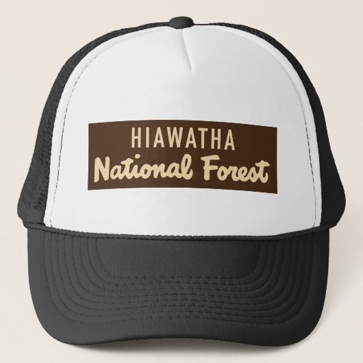 Hiawatha National Forest Trucker Pet (Voorkant)