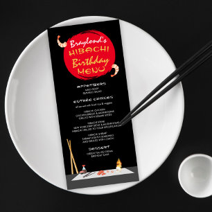 Hibachi Anniversaire Dîner Hibachi Menu