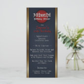 Hibachi Birthday Dinner Menu (Staand voorkant)