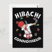 Hibachi Connoisseur Hibachi Grill Gift Hibachi Briefkaart (Voorkant / Achterkant)