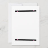 Hibachi Invitation d'anniversaire (Dos)