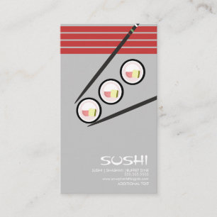 Hibachi Japan Aziatische Sushi Logo Visitekaartje