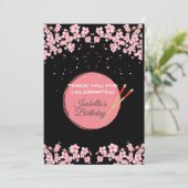 Hibachi Japans Diner Verjaardagsfeest Bedankkaart (Staand voorkant)