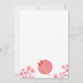 Hibachi Japans Diner Verjaardagsfeest Bedankkaart (Achterkant)