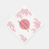 Hibachi Japans Diner Verjaardagsfeest Servet (Hoek)