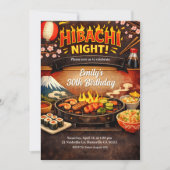 Hibachi Night Birthday Invitation (Devant)
