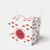 Hibachi Thema Torri Gate Japans Verjaardagsfeest Bedankdoosjes (Voorkant Zijde)