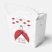 Hibachi Thema Verjaardagsfeest Privé Chef Japans Bedankdoosjes (Achterkant)