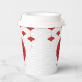 Hibachi Thema Verjaardagsfeest Privé Chef Japans Papieren Bekers (Rechts)