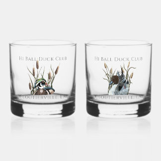 Hiball eendenbril whisky glas