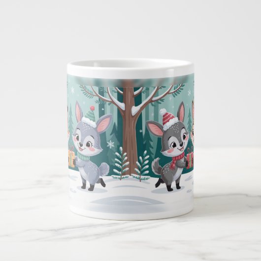 hibi Forest Friends Extra Grote Beker (Voorkant)
