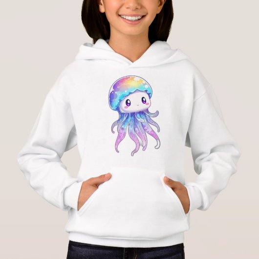 Hibi Style Moon Jellyfish hoodie (Voorkant)
