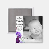 Hibiscus à aimants de 2 po x 2 po (Recto/Verso)