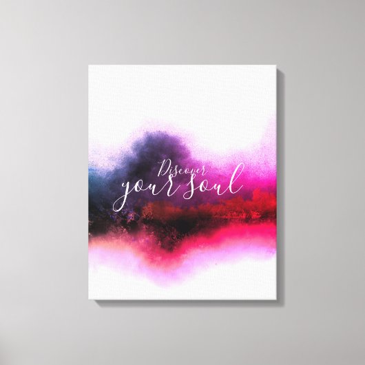 HIBISCUS ABSTRACT CANVAS AFDRUK (Voorkant)