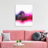HIBISCUS ABSTRACT CANVAS AFDRUK (Insitu (Woonkamer))