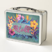 Hibiscus Aloha Groet Lunchbox (Achterkant)