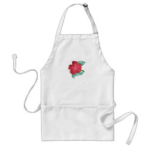 Hibiscus Apron Standaard Schort