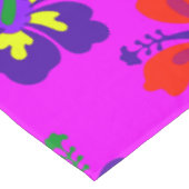 Hibiscus Art Bold Pattern Tropical Themed Tafelkleed (Gekanteld)
