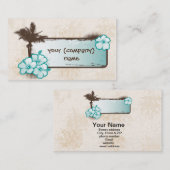 Hibiscus Banner Visitekaartje (Voorkant / Achterkant)