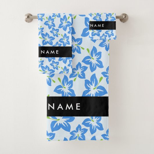 Hibiscus Bleu, Fleurs Bleues, Votre Nom (En situation)
