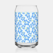 Hibiscus Bleu, Fleurs Bleues, Votre Nom (Verso)