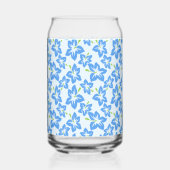 Hibiscus Bleu, Fleurs Bleues, Votre Nom (Gauche)