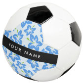 Hibiscus Bleu, Fleurs Bleues, Votre Nom (3/4)