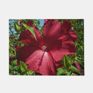 Hibiscus Bloem en Blue Sky Deurmat