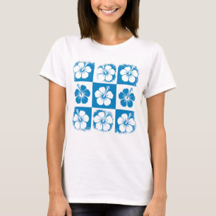 Hibiscus Bloem Patroon T-shirt