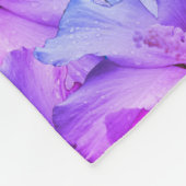 Hibiscus bloemen boeket getint fleece deken (Hoek)
