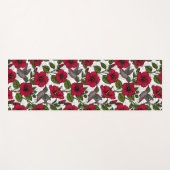 Hibiscus bloemen en kolibrie yogamat (Voorkant (horizontaal))