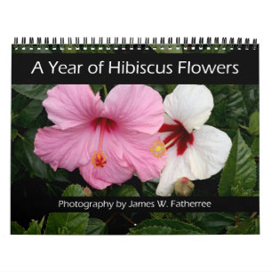 Hibiscus Bloemen Muurkalender van J. Fatherree Kalender