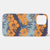 Hibiscus bloemen naadloos patroon,  bloeding w Case-Mate iPhone case (Achterkant (horizontaal))