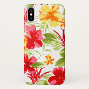 Hibiscus Bloemenfeest iPhone X Hoesje
