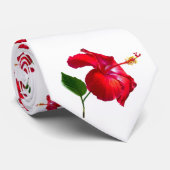 Hibiscus Blossom Stropdas (Opgerold)