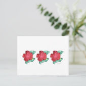Hibiscus Briefkaart (Staand voorkant)