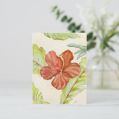 Hibiscus briefkaart (Staand voorkant)
