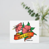 Hibiscus Briefkaart (Staand voorkant)
